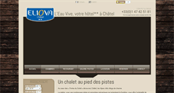 Desktop Screenshot of hotel-eliova-chatel.com